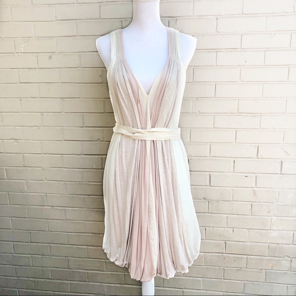BCBG Max Azria Runway Bubble Dress With Open Back